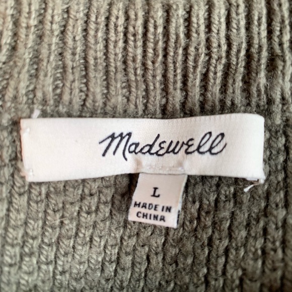 Madewell Province Cross Back Knit Pullover Sweater - Picture 7 of 8